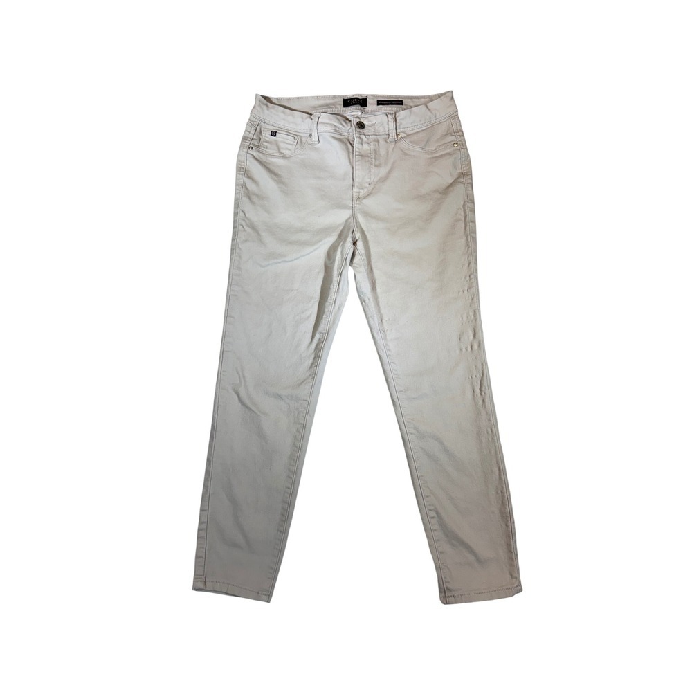 Curve Appeal Minimalist Jegging Womens 10/30 Light Beige Stretch Slim Pants